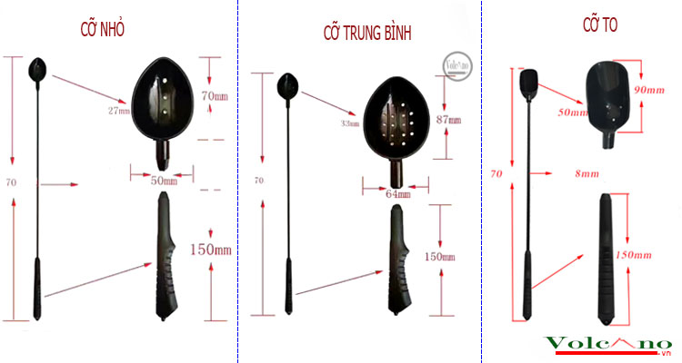 Muỗng xả mồi câu cá cỡ nhỏ (Ảnh 5)