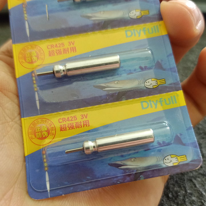 Pin phao câu cá CR425 Lithium 3V (vỉ 5 pin) –