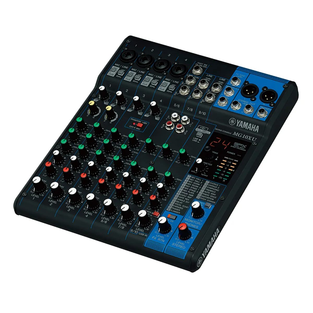 Bàn Mixer Yamaha MG10XU  (Mixer Analog, 10 kênh, 4 Mono, 3 Stereo)