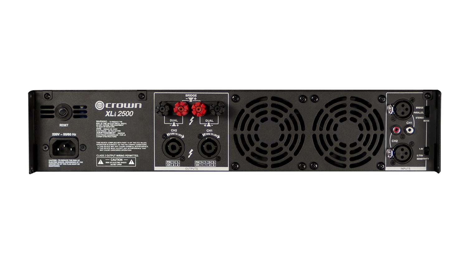 Cục đẩy công suất 2 kênh Crown XLi2500 (Nguồn xuyến, Class AB, 500W)