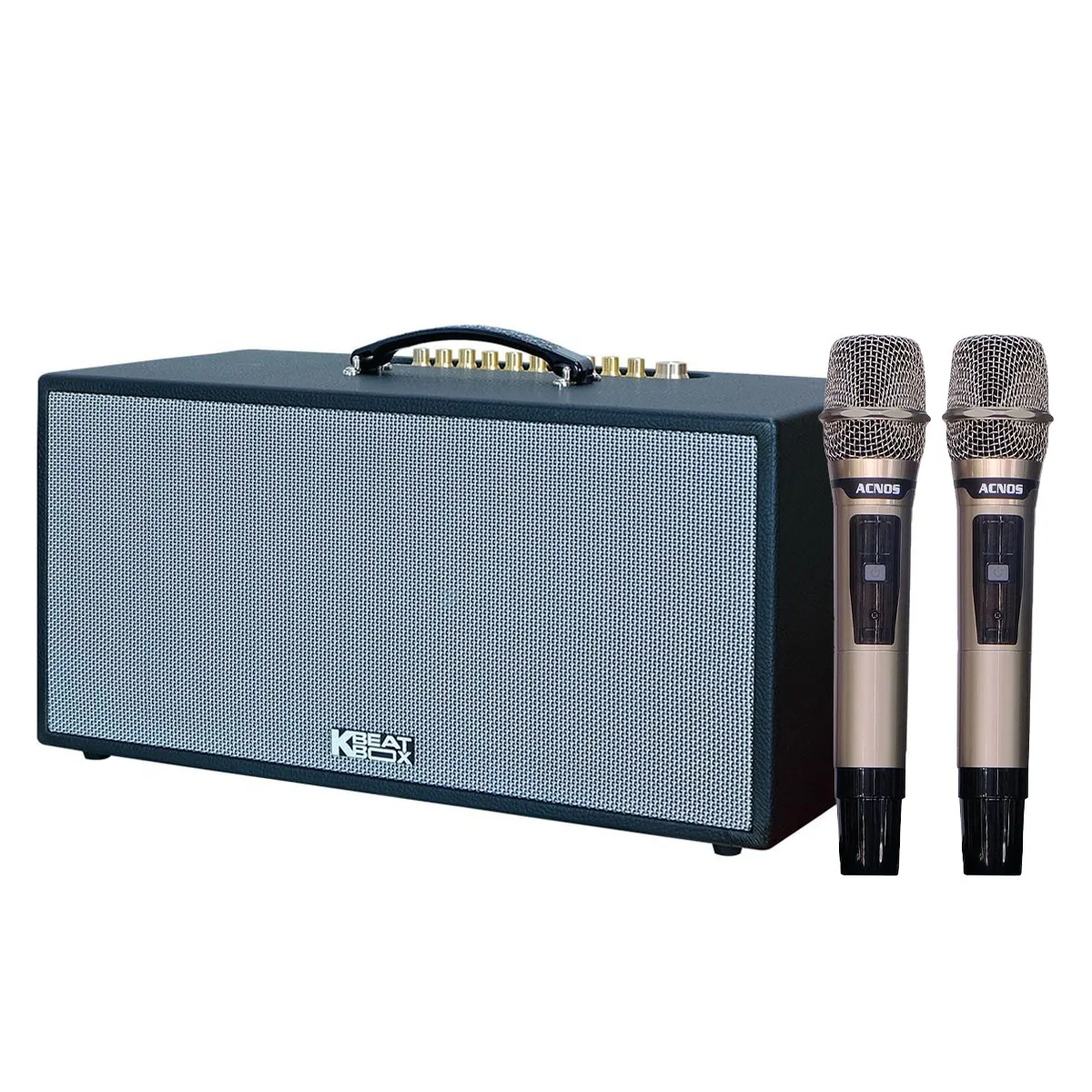 Loa Xách Tay Acnos CS451 Plus ( Bass 20cm, RMS 250W, Kèm 2 micro)