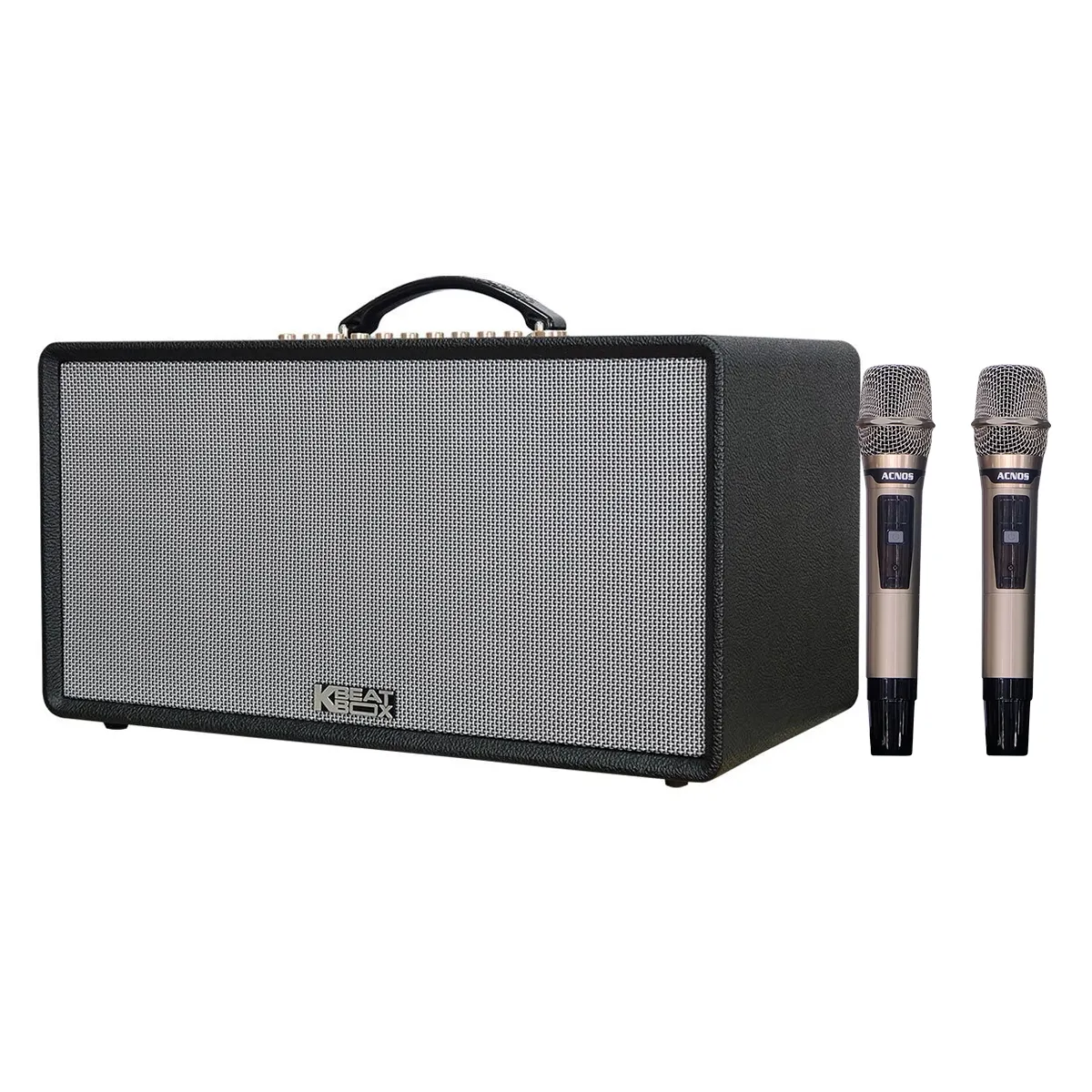 Loa xách tay Acnos Flac 36 (200W, Bluetooth 5.0, kèm 2 tay micro)
