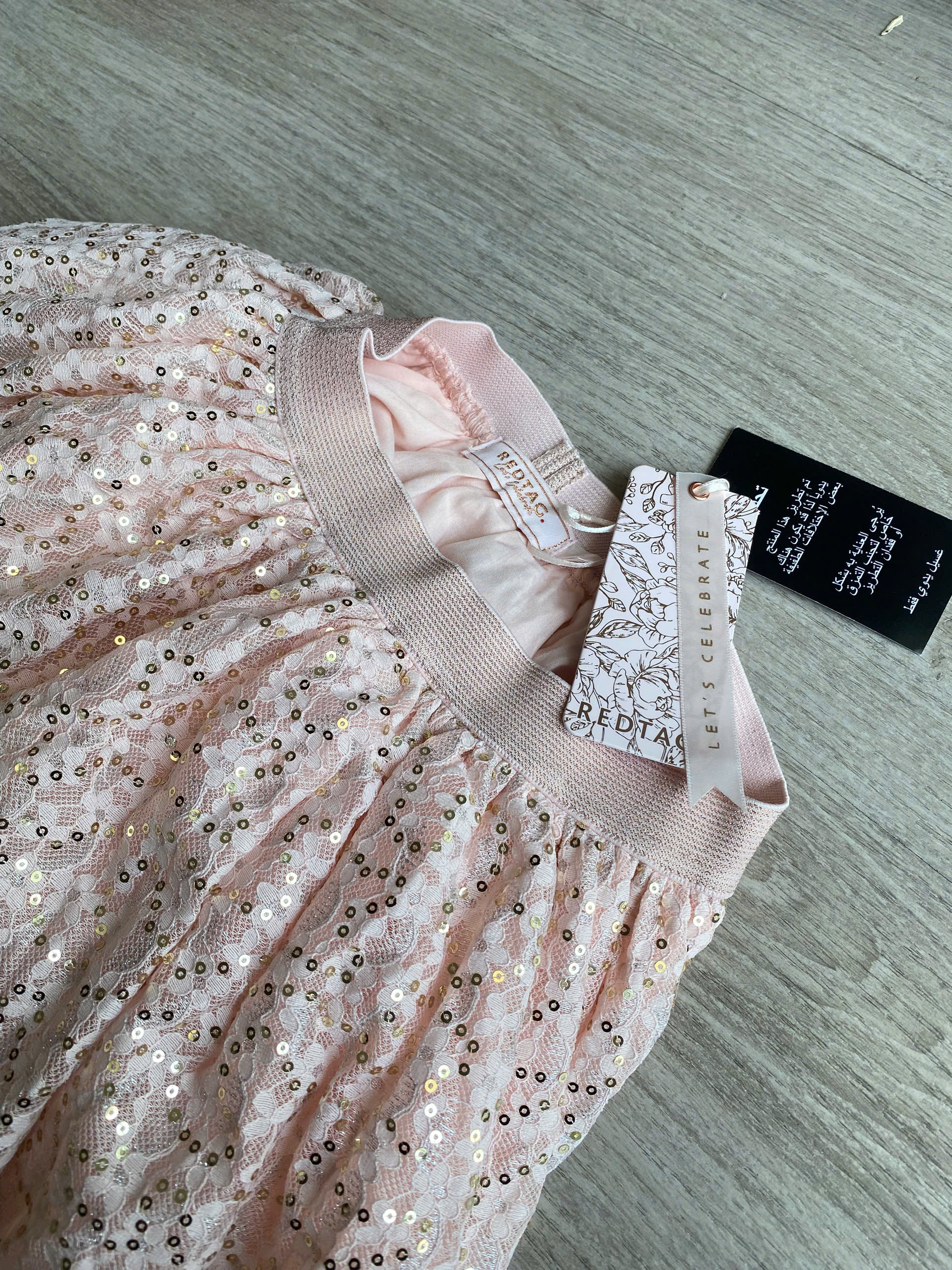 Chân váy hồng sequin hàng Redtag xuất cho bé