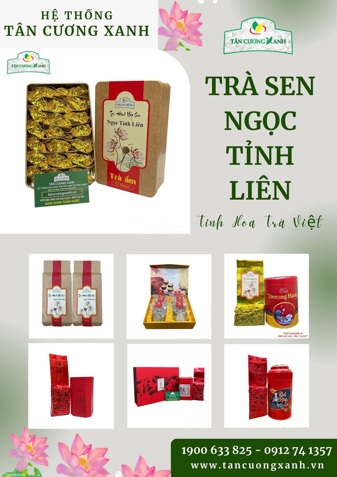 3 Sản Phẩm Trà Ngon Bán Chạy Nhất Hệ Thống Tân Cương Xanh