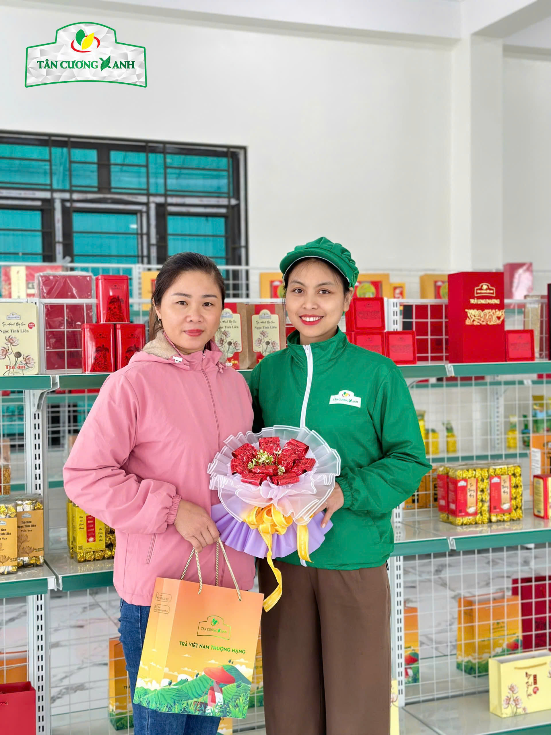 BÓ HOA TRÀ THÁI NGUYÊN – MÓN QUÀ ĐỘC ĐÁO, SÁNG TẠO & Ý NGHĨA DÀNH TẶNG CHỊ EM NGÀY 8/3