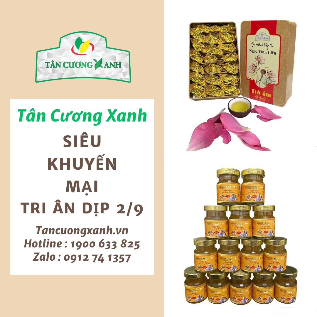 Mua Trà Thái Nguyên Tân Cương Xanh – Nhận Ngay Hũ Yến Chưng Sẵn