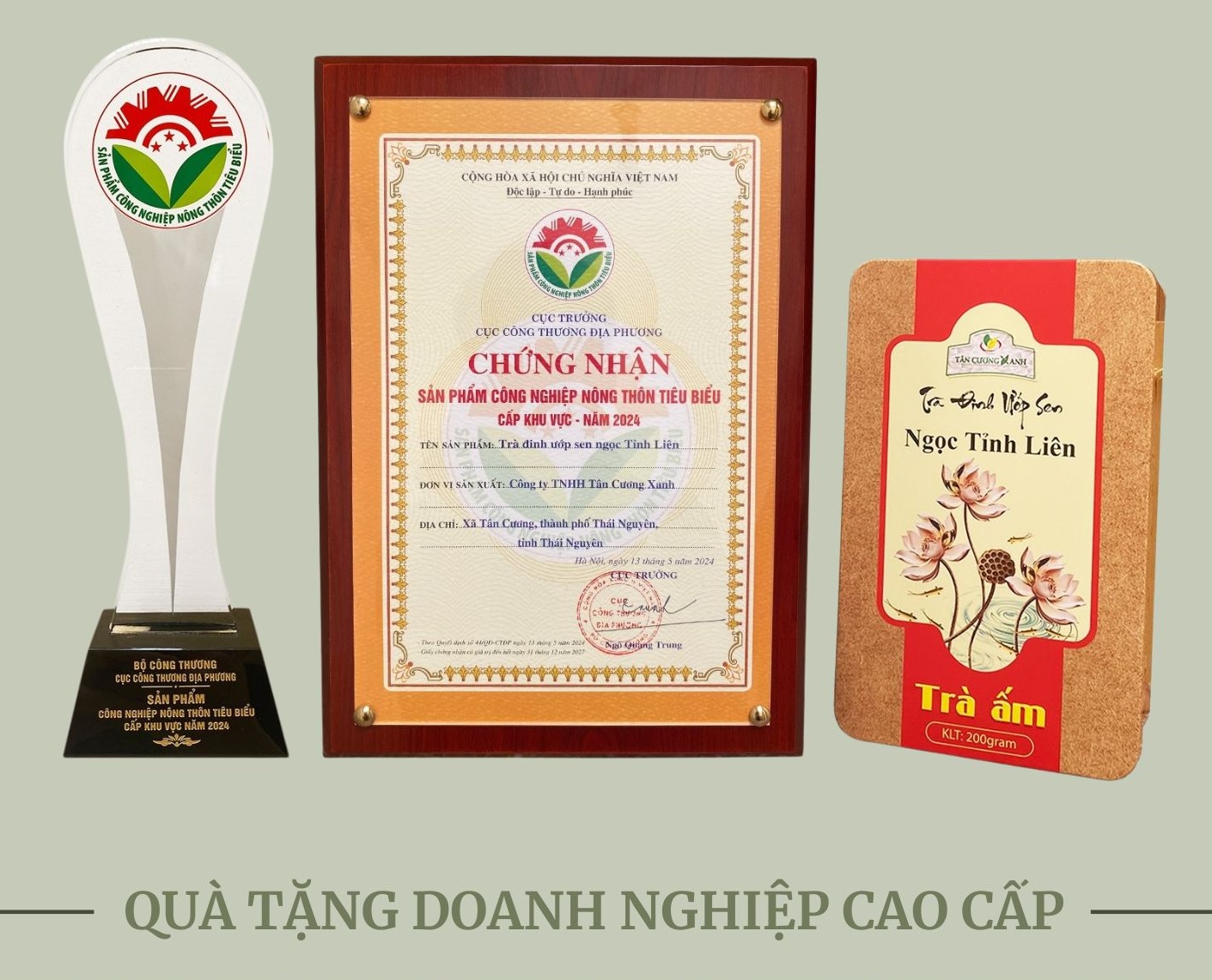 Quà Tặng Doanh Nghiệp Bằng Hộp Trà Thái Nguyên Tân Cương Xanh – Lựa Chọn Hoàn Hảo Để Gắn Kết Thành Công