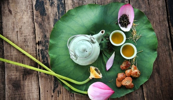 Trà mùa thu – Hương vị trà sen Tây Hồ - Hương vị của tự nhiên