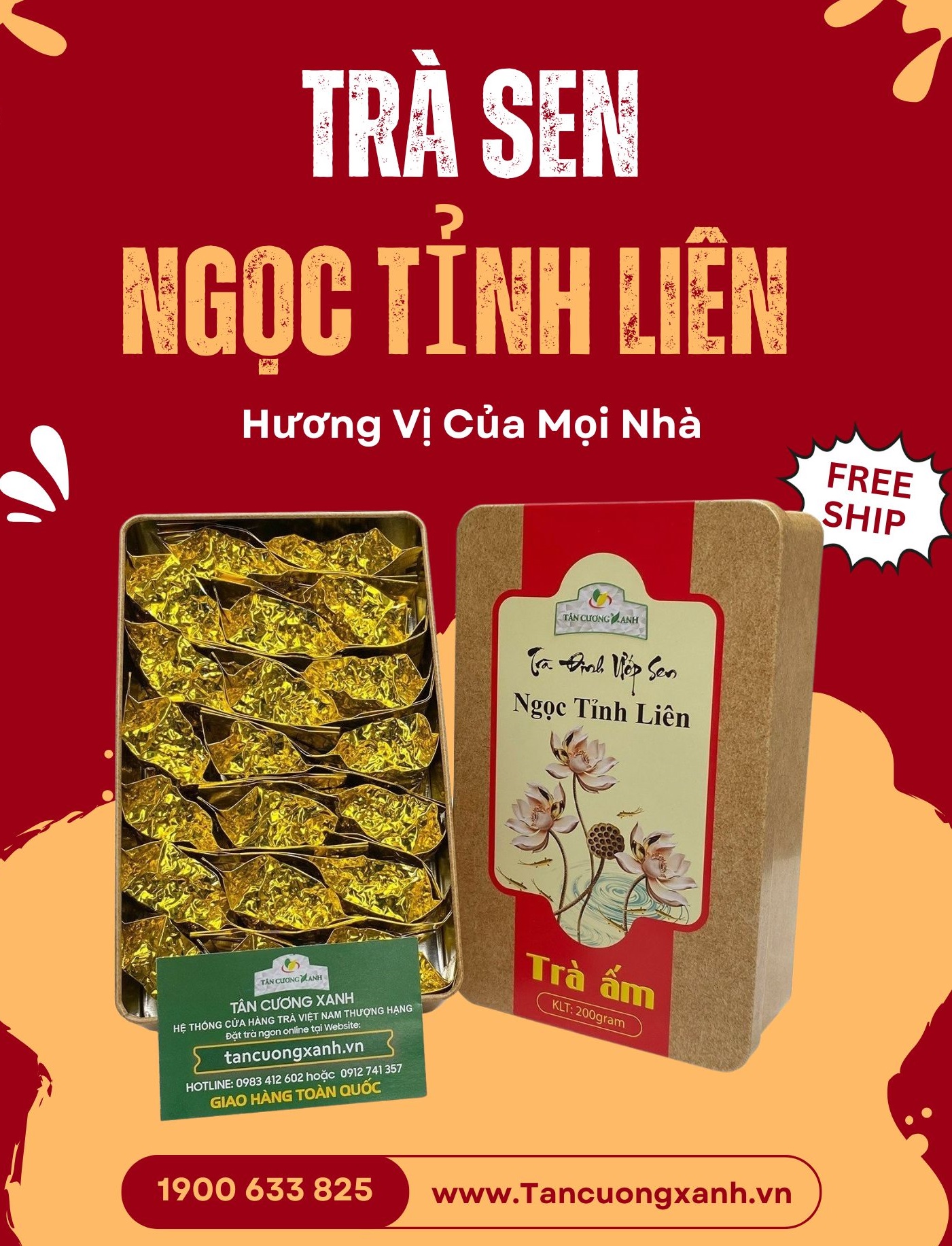 Trà Sen Ngọc Tỉnh Liên - Hương Vị Của Mọi Nhà Ngày Tết