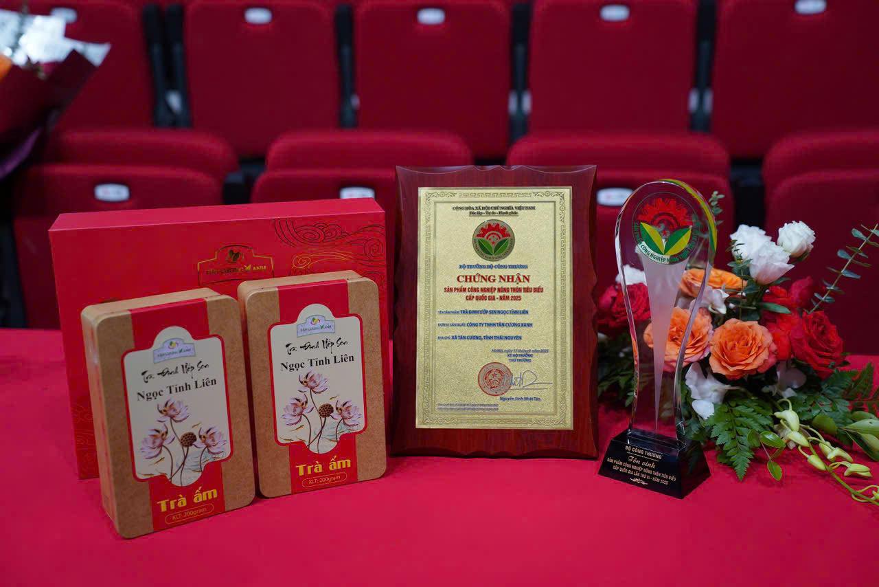 Trà Sen Ngọc Tỉnh Liên, Tự Hào Sản Phẩm Tiêu Biểu Cấp Quốc Gia