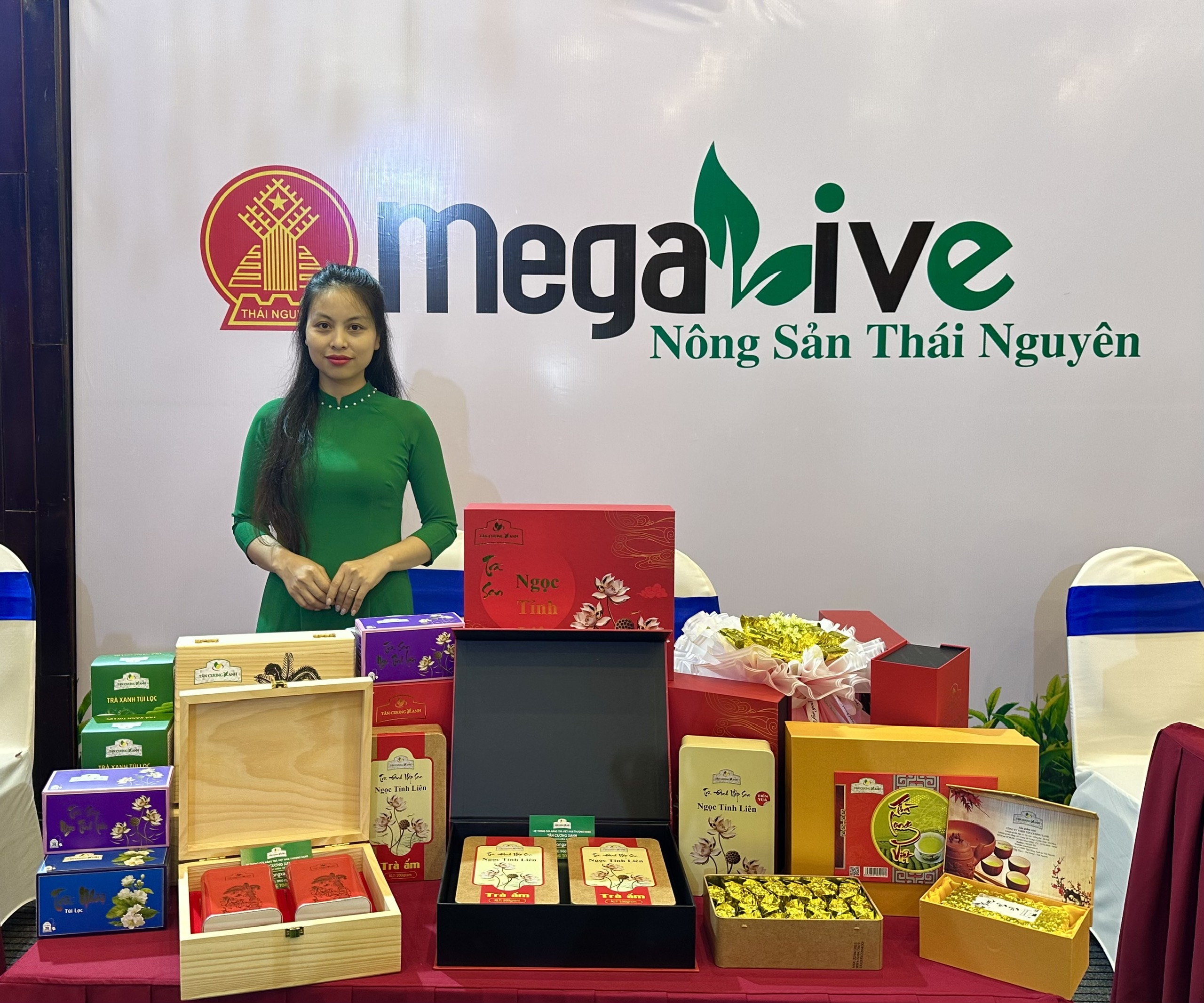 Tân Cương Xanh – Tinh Hoa Trà Thái Nguyên Tỏa Sáng tại Megalive Nông Sản Tỉnh Thái Nguyên
