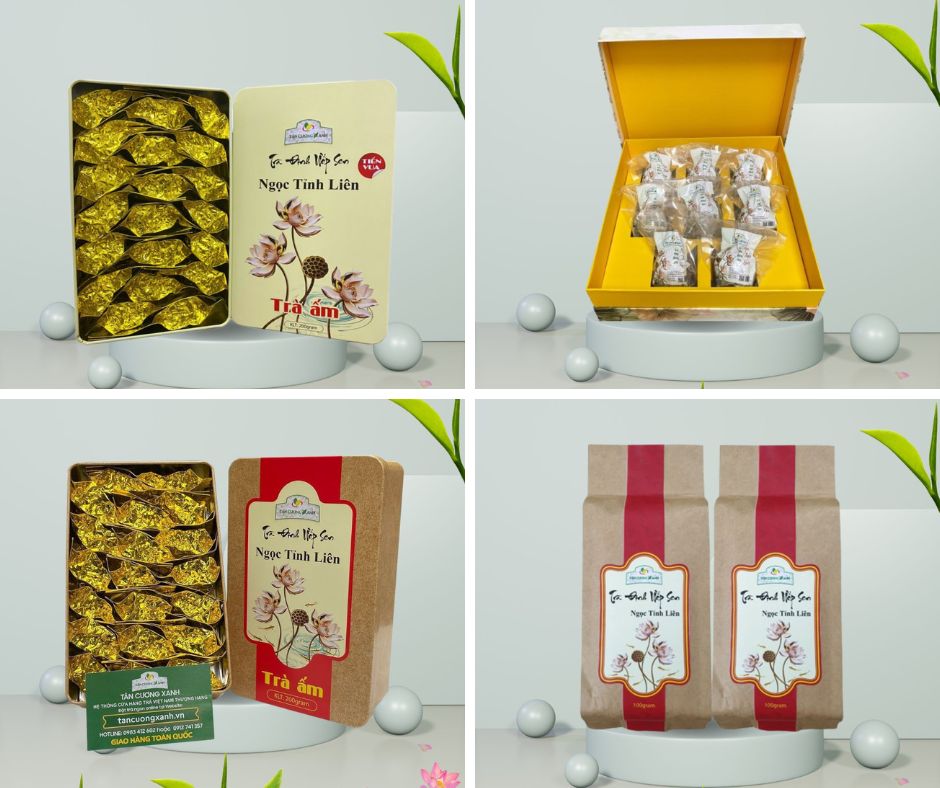 Trà Ướp Bông Sen Ngọc Tỉnh Liên, Qùa Tặng Cao Cấp
