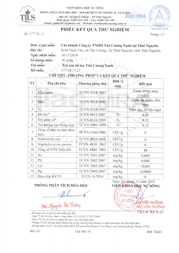 Trà Sen Túi Lọc 50g Trà Túi Lọc Ngon Nhất Việt Nam