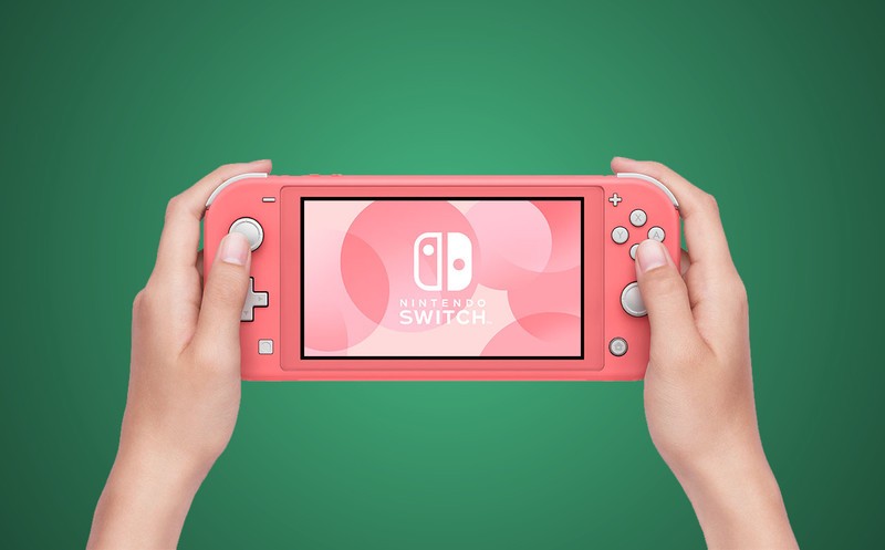 Máy Nintendo Switch Lite Coral ( Hàng mới 100% Full Box )