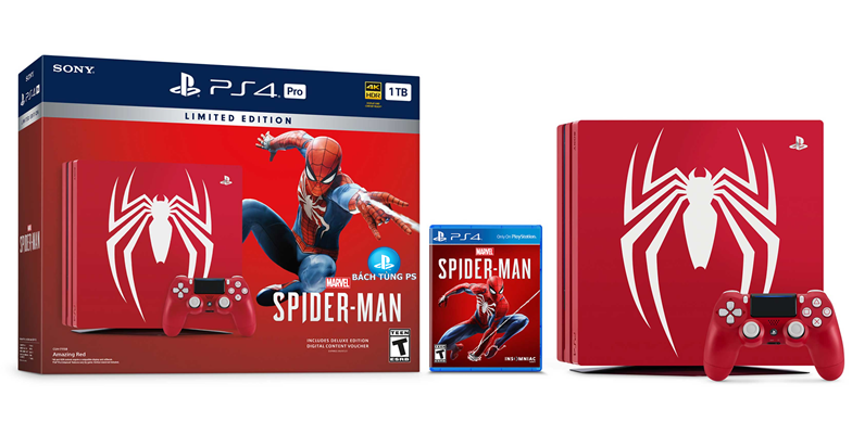 Máy PS4 PRO Marvel's Spider-Man Limited Edition FW  99% HTCGAME