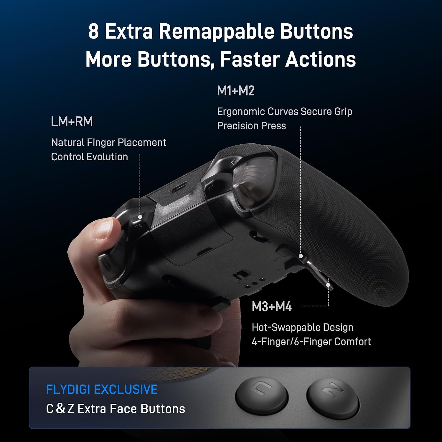 Tay cầm chơi game FLYDIGI Vader 5 Pro