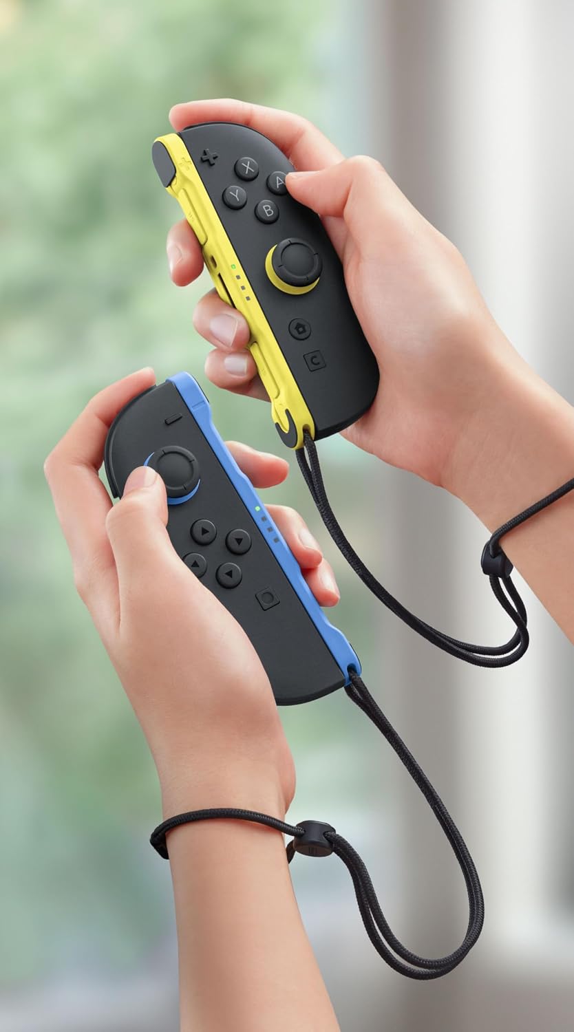 Joy Con Controllers Blue/Light Yellow