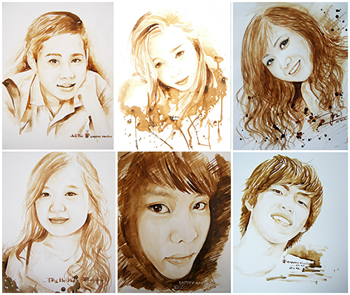 Chàng trai 9X vẽ tranh bằng cà phê “siêu ấn tượng”