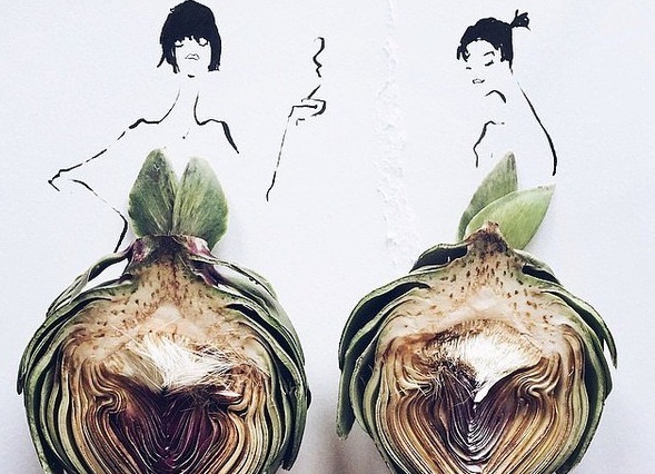 Chiêm ngưỡng bộ sưu tập thời trang sành điệu được thiết kế từ đồ ăn