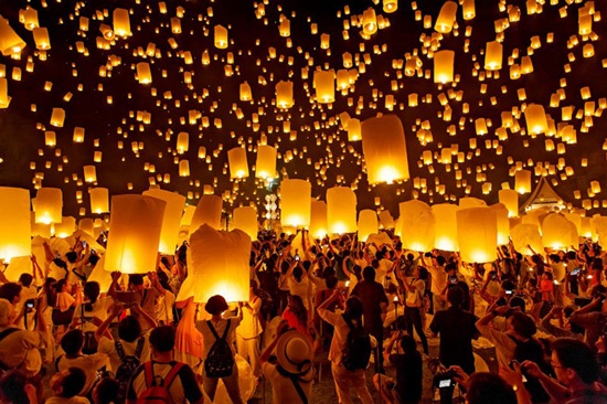 Thái Lan lung linh trong bộ ảnh về lễ hội hoa đăng 