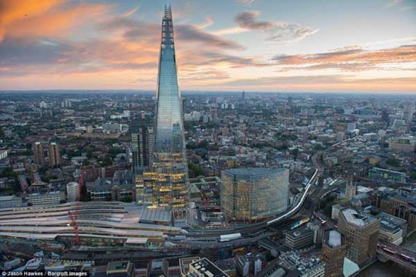 Chiêm ngưỡng phong cảnh tuyệt đẹp tại London nhìn từ trên cao