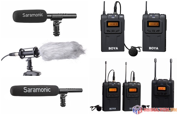 Tổng hợp mic thu âm cho máy DSLR, máy quay dùng trong clip phỏng vấn