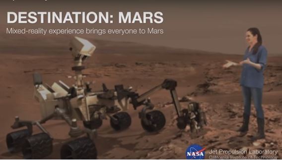 Lên sao Hỏa nhờ kính thực tại ảo HoloLens
