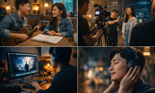Từ ý tưởng đến MV hoàn chỉnh: giải pháp trọn gói tại YCN Media