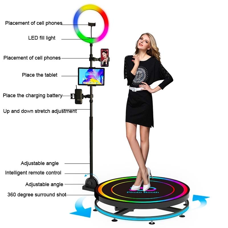 Cho thuê bục xoay 360 độ quay chụp check in sự kiện Hà Nội YCN MEDIA