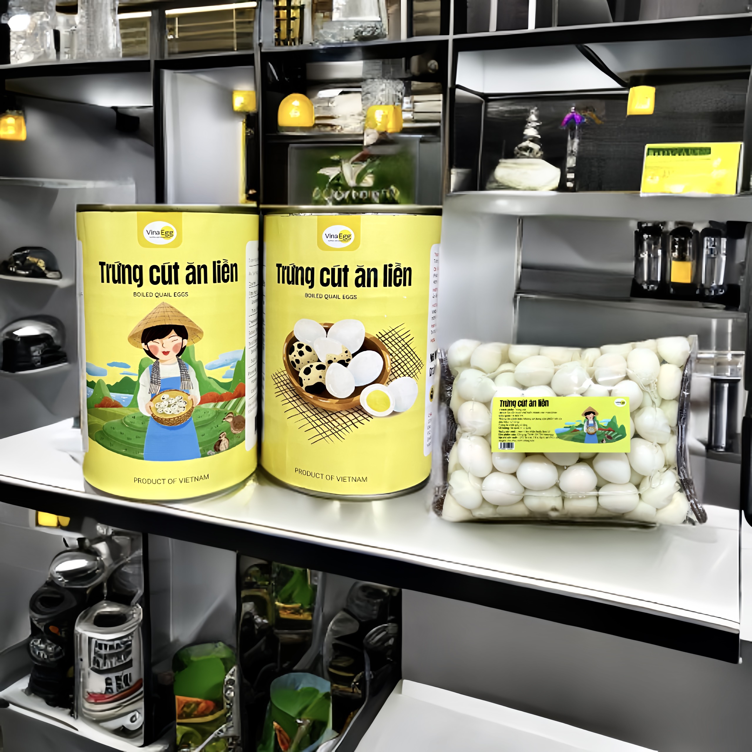 TRỨNG CÚT BÓC VỎ - VINAEGG