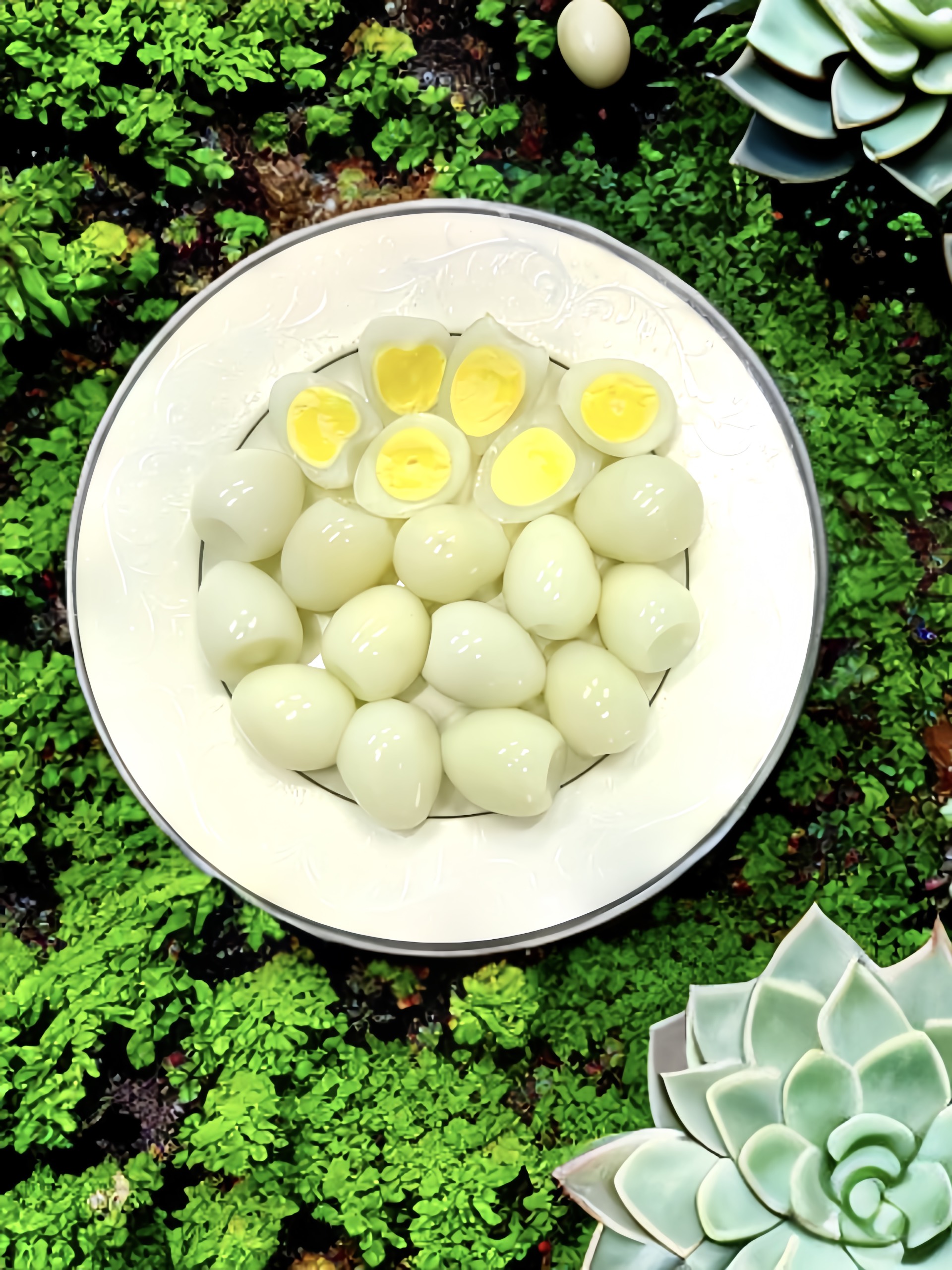 MÓNG GIÒ KHO TRỨNG CÚT BÓC VỎ - VINAEGG