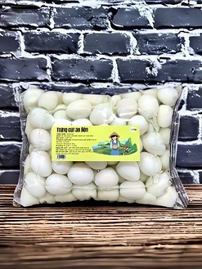 trứng cút bóc vỏ vinaegg