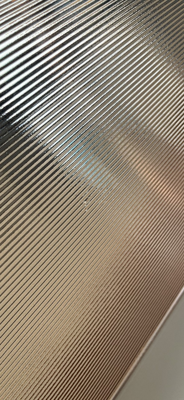 kính sọc nhỏ màu trà 5mm