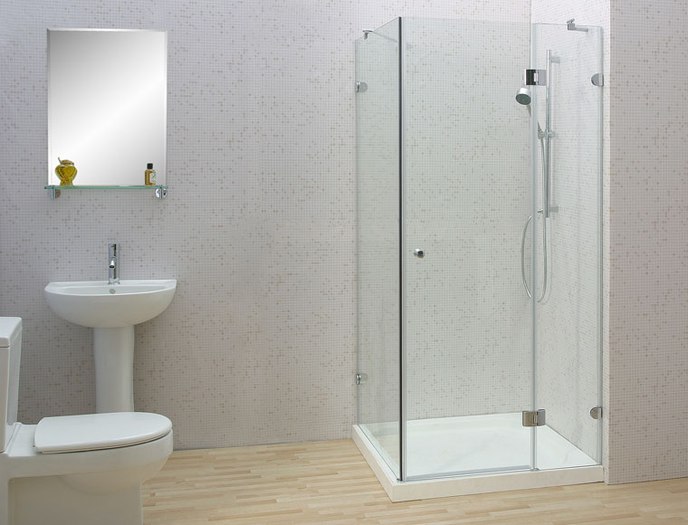 Cabin vách kính tắm vuông góc 90 độ