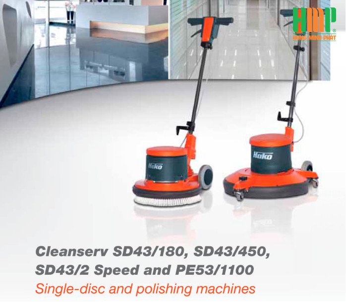 Máy chà sàn đơn Hako Cleanserv SD43