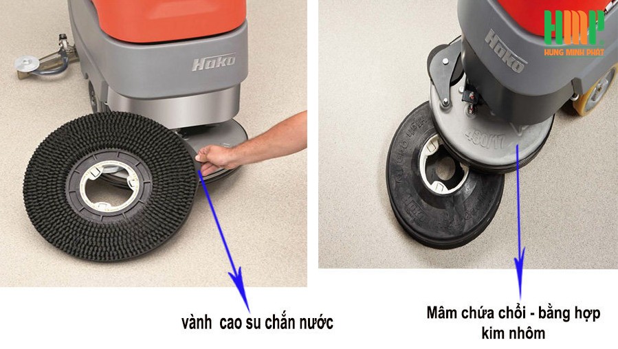 Máy chà sàn liên hợp Hako Scrubmaster B30
