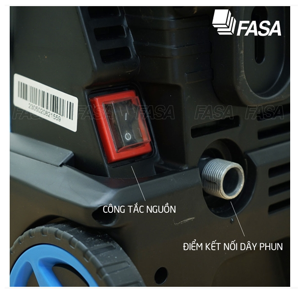 Máy phun rửa áp lực cao FASA Pop Extra 135
