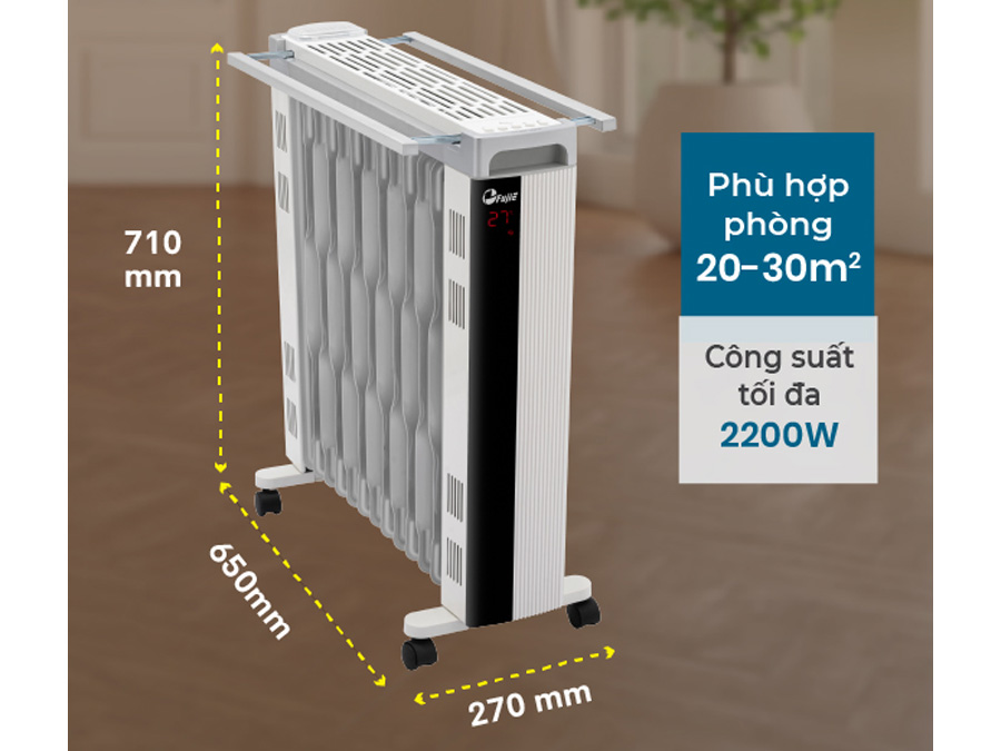 Máy sưởi dầu FujiE OFR7913