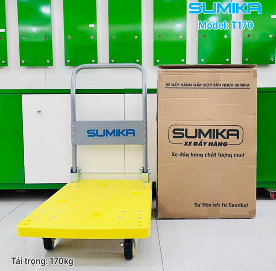 Xe đẩy hàng sàn nhựa SUMIKA T350