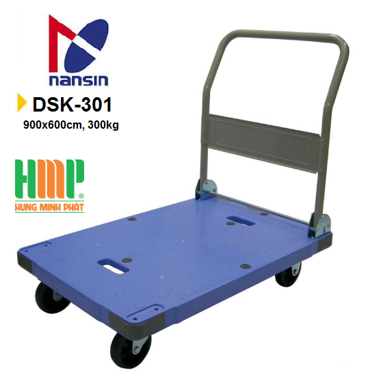 Xe đẩy hàng sàn nhựa Nansin DSK-301