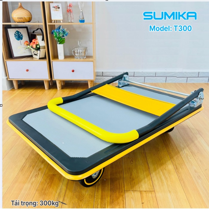 Xe đẩy hàng sàn thép Sumika T300