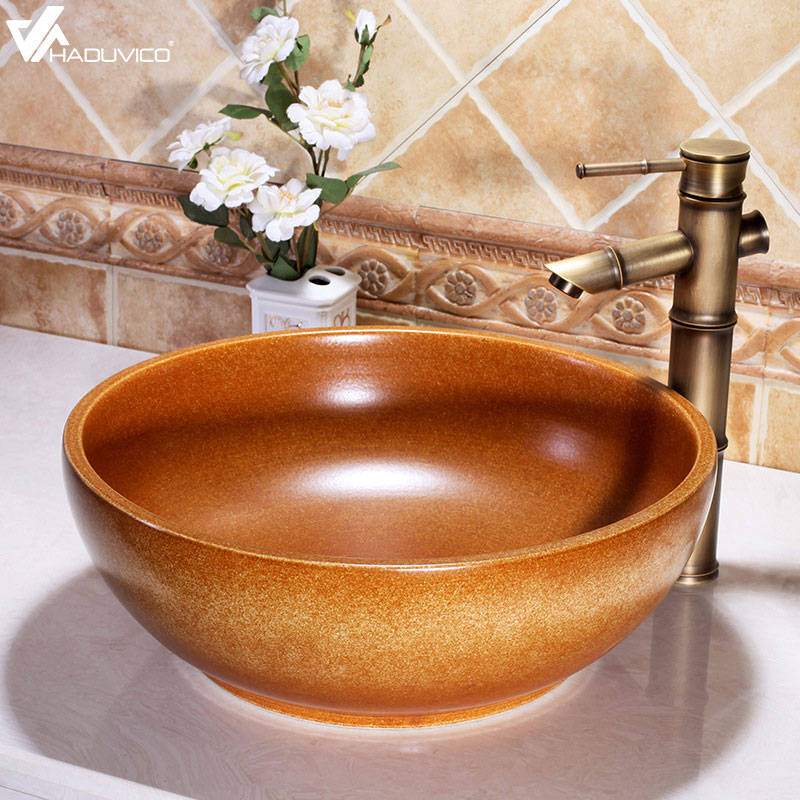 Chậu sứ mỹ thuật cao cấp LVB040