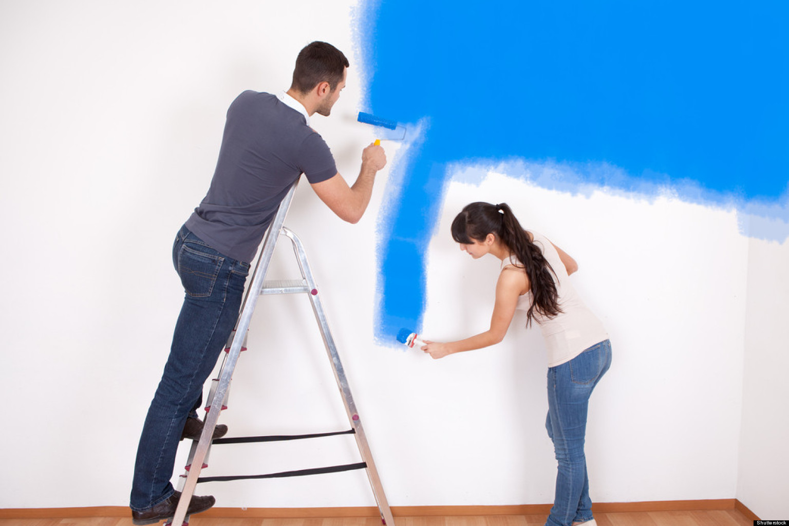 Các bước sơn phủ tường nhà