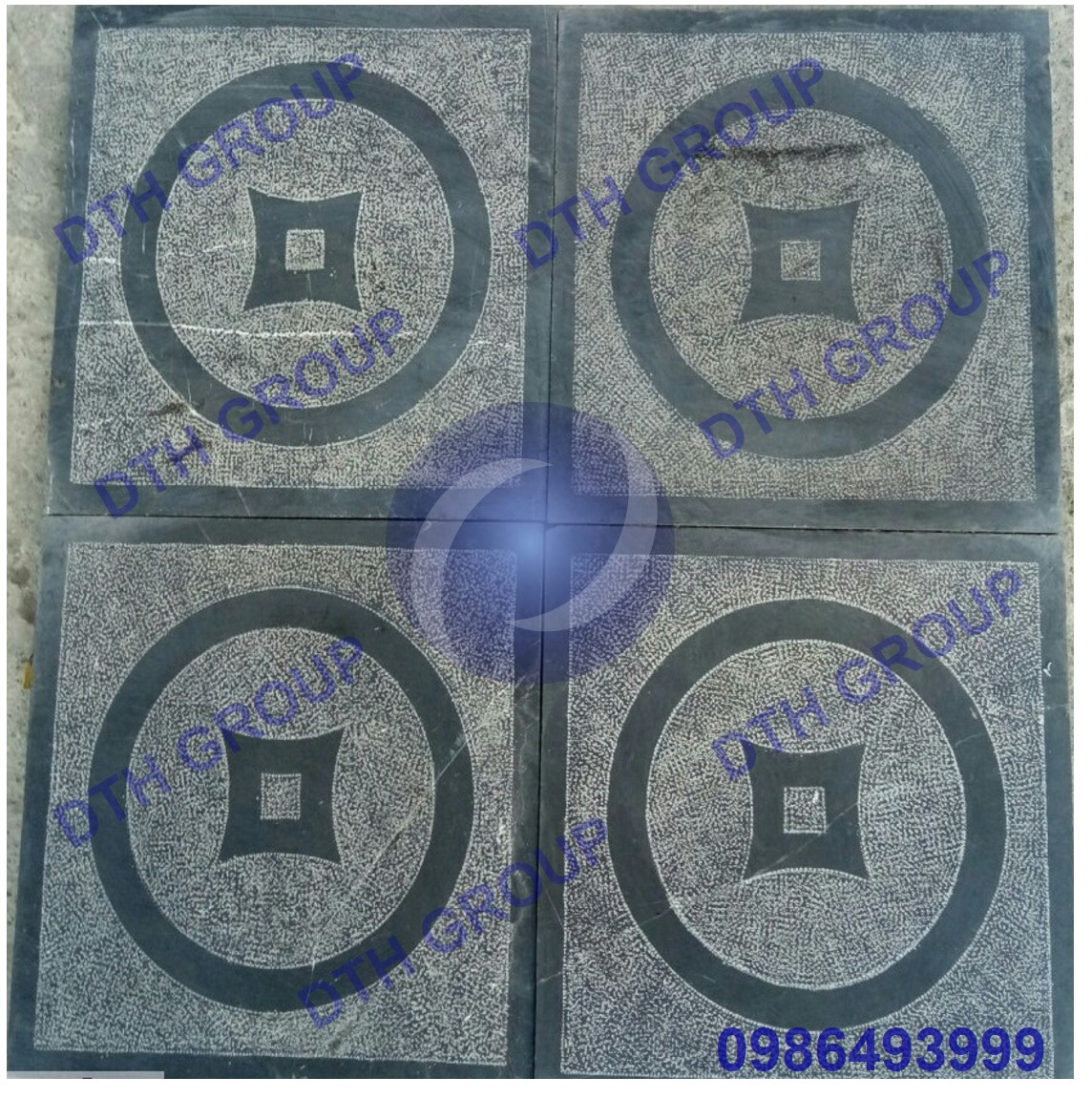 Đá xanh đen hình đồng tiền | CÔNG TY CỔ PHẦN ĐÁ THANH HÓA