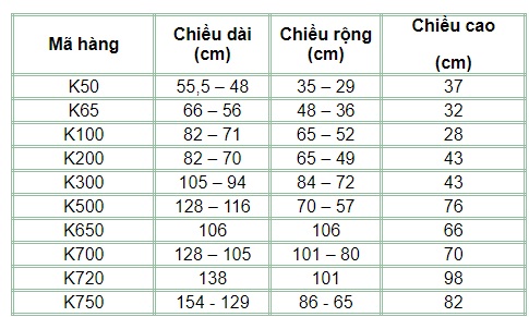 THÙNG CHỮ NHẬT 750 LÍT