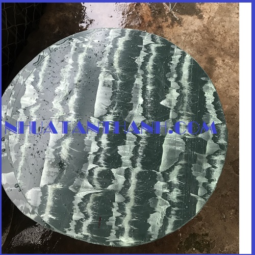THỚT NHỰA TRÒN PP XANH ĐEN ĐƯỜNG KÍNH 400 MM