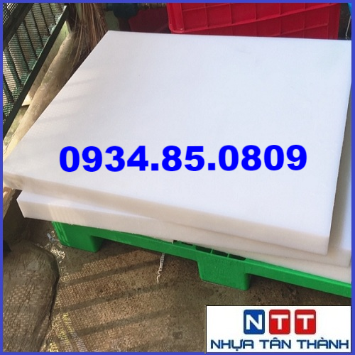 THỚT NHỰA PE 800x600x50 MM.