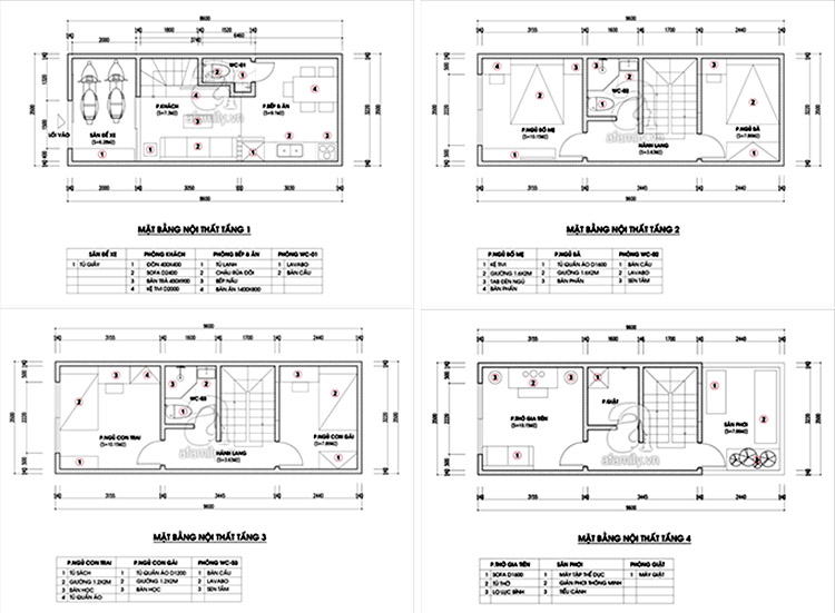 Thiết kế nhà ống đẹp 30m2 hiện đại