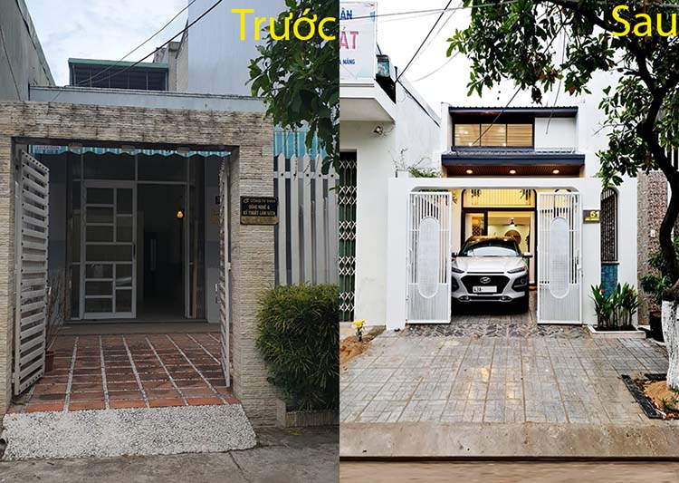 Cải tạo nhà cấp 4 có gác lửng 60m2