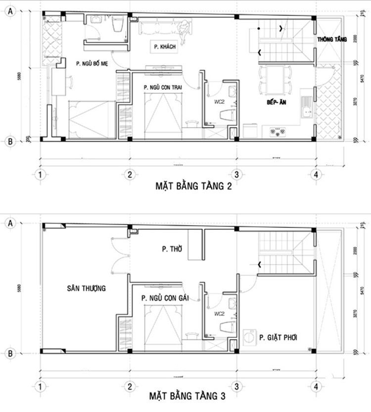 Thiết kế nhà phố 5x10m kết hợp kinh doanh